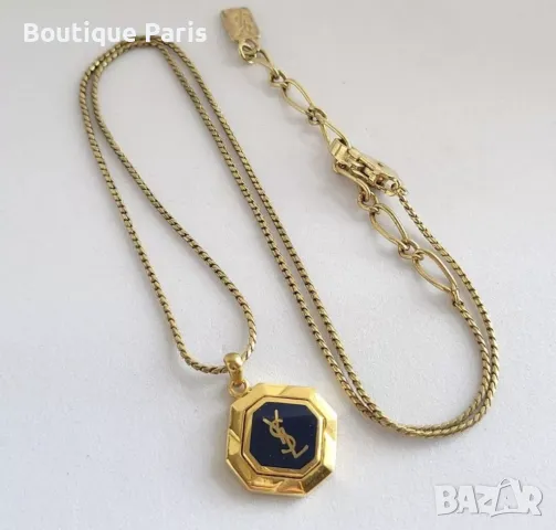 Yves Saint Laurent YSL оригинално колие, снимка 2 - Колиета, медальони, синджири - 50147975