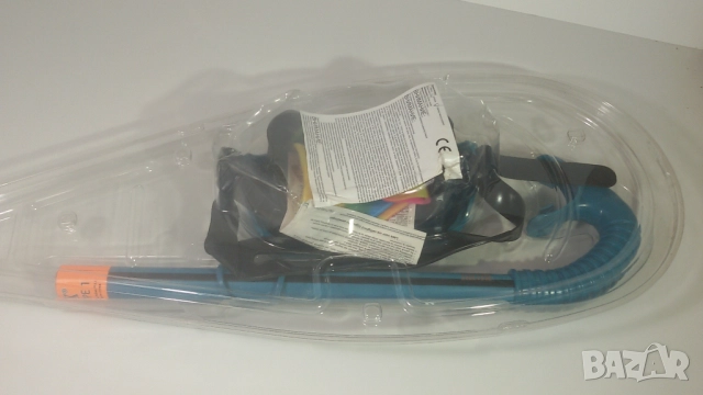Комплект маска, шнорхел и плувна шапка, снимка 2 - Водни спортове - 52058858