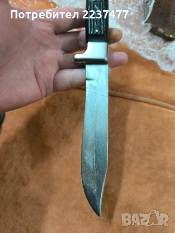 стар нож еделвайс -Петко Денев , снимка 3 - Ножове - 52213780