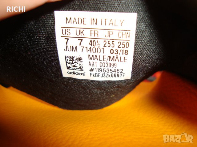 Adidas Originals – чехли/джапанки оранжеви, снимка 11 - Чехли - 36870232