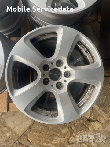 Оригинални BMW джанти 17″ – 5x120, 7.5J, ET43 с лого – използвани, проверени, снимка 4 - Гуми и джанти - 53257439