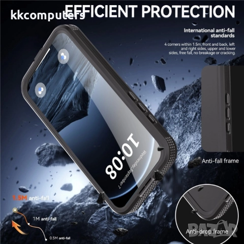 Водоустойчив калъф REDPEPPER за iPhone 17 Pro Max – IP68 защита и MagSafe съвместимост, 3 цвята, снимка 12 - Калъфи, кейсове - 52165211