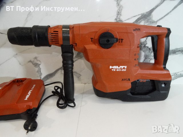 2023 - Hilti TE 60 - 22 / 2 x 12 Ah - Ударо пробивна машина, снимка 2 - Други инструменти - 44380706