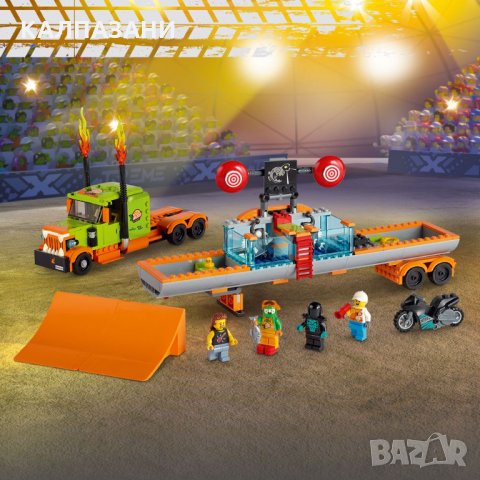 LEGO City Stuntz Каскадьорско шоу с камион 60294, снимка 5 - Конструктори - 35251279
