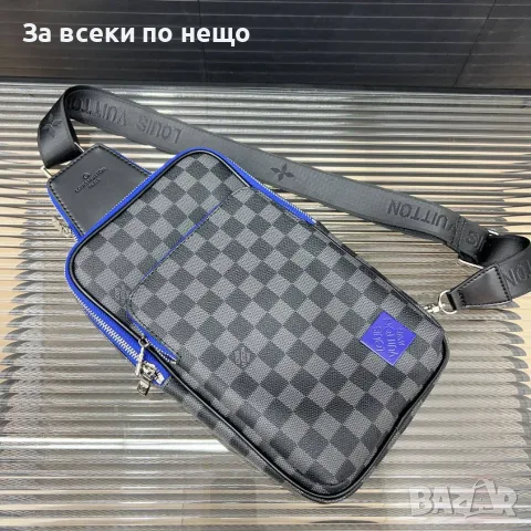 Louis Vuitton Луксозна Мъжка Чанта За През Рамо Код DST77, снимка 4 - Чанти - 56105648