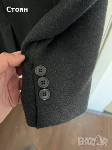 Мъжко вълнено палто, снимка 3 - Палта - 39313648