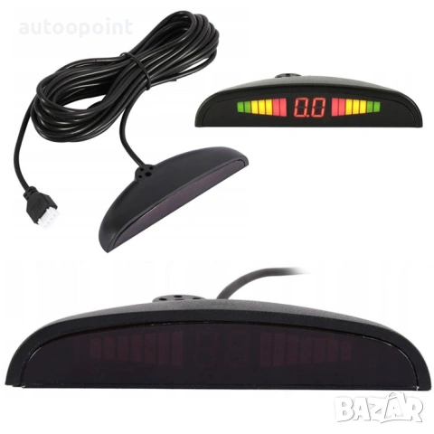 Парктроник преден и заден - 8 сензора черен , снимка 3 - Аксесоари и консумативи - 54262538