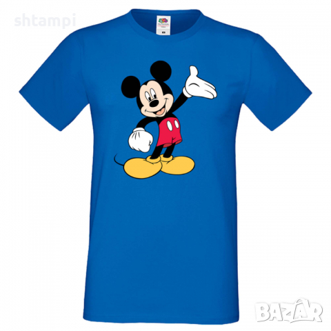Мъжка тениска Mickey Mouse 2 Подарък,Изненада,Рожден ден, снимка 2 - Тениски - 36576231