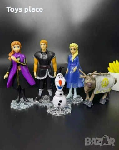 Комплект фигурки за торта Елза и Анна Frozen , снимка 4 - Фигурки - 50727537