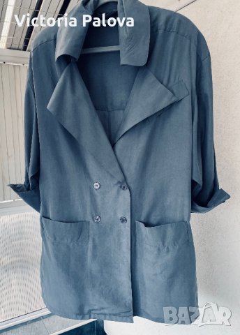 Скъпа туника/сако/шлифер APART FASHION коприна, снимка 12 - Туники - 40219929