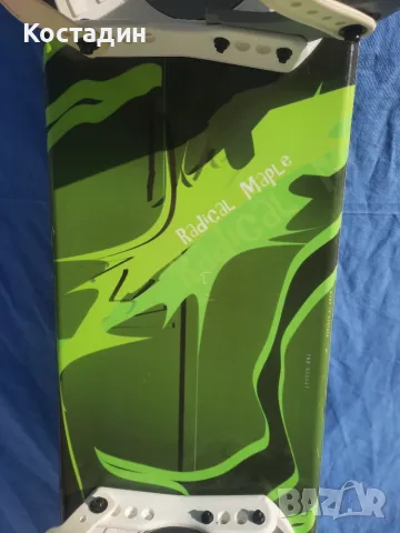 Сноуборд 153см. Radical Maple с автомати, снимка 4 - Зимни спортове - 56484186