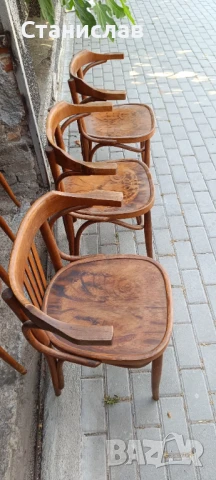 Ретро комплект виенски столове тонет, снимка 5 - Антикварни и старинни предмети - 50751137