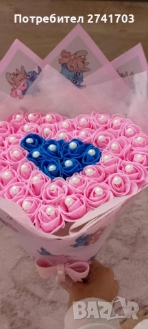 Букет на Любовта от вечни рози !, снимка 4 - Подаръци за жени - 52442832