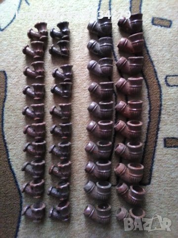 Лулички османски чибуци ,много стари, неупотребявани,изработени в ПЛЕВЕНЪ от Хр.Бешови,вишка N:1 и 8