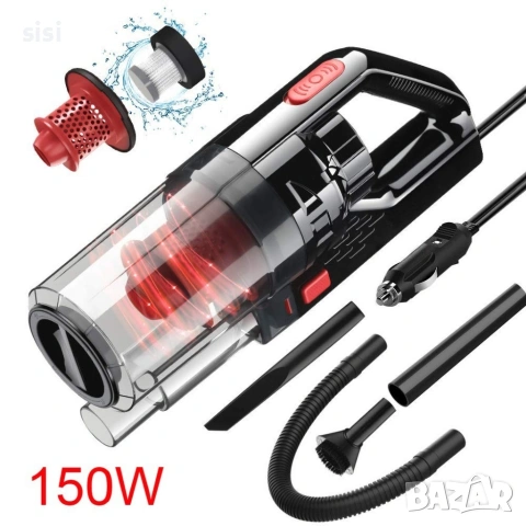 Автомобилна прахосмукачка SONRU 7000Pa с мощност 150W, снимка 6 - Прахосмукачки - 54249182