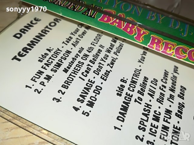 DANCE TERMINATOR 6-КАСЕТА 1408221435, снимка 11 - Аудио касети - 37689474