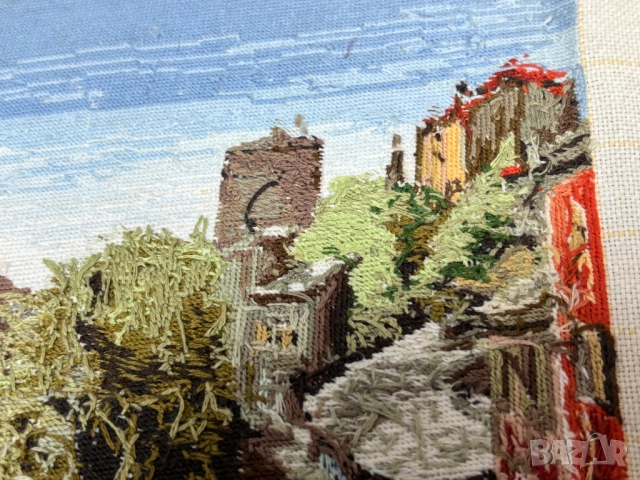 Ушит Гоблен "Мостар"-29см х 23,5 см, снимка 10 - Гоблени - 54068621