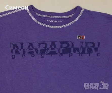 Napapijri оригинална тениска S памучна фланелка, снимка 4 - Тениски - 29198386