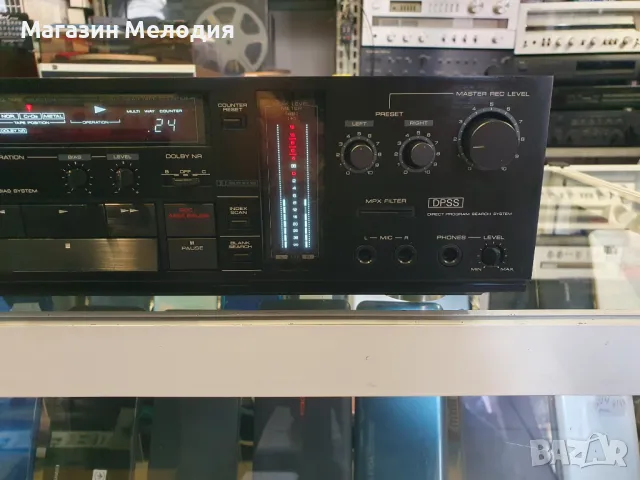Касетен дек Kenwood -880 D В отлично техническо и визуално състояние., снимка 6 - Декове - 49313103
