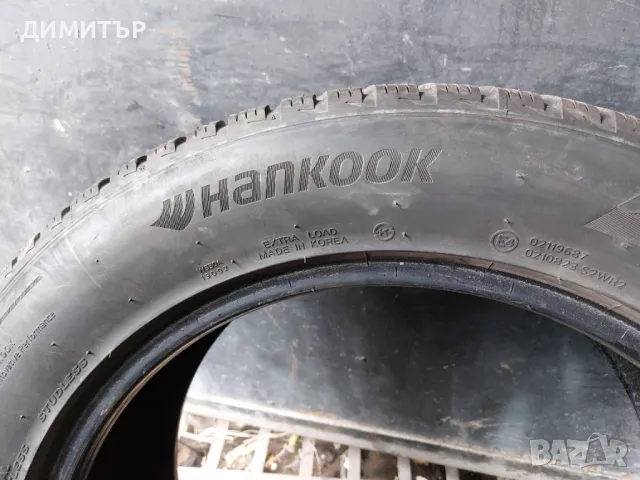 4бр.зимни гуми HANKOOK 235/55/18 104V DOT 1721, снимка 5 - Гуми и джанти - 48650697