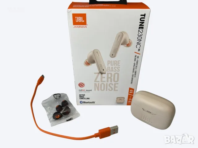 JBL Tune 230NC TWS безжични Bluetooth слушалки – пясъчно бежови