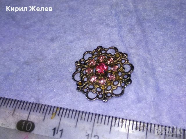 ПОСРЕБРЕНА ФЛОРАЛНА АЖУРНА АРТ АПЛИКАЦИЯ ЦВЕТЕ от БЛАГОРОДНА СТОМАНА с ФАСЕТИРАНИ АМЕТИСТИ 41069, снимка 12 - Други - 42796046