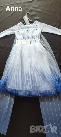 Рокля на Елза от Фроузън-Замръзналото кралство от 3 до 7 г размери , снимка 8 - Детски рокли и поли - 44808179