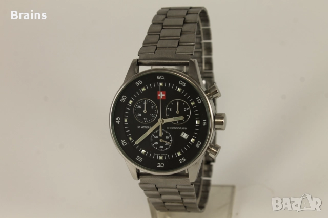 BACARDI Швейцарски Мъжки Стоманен Кварцов Хронограф 