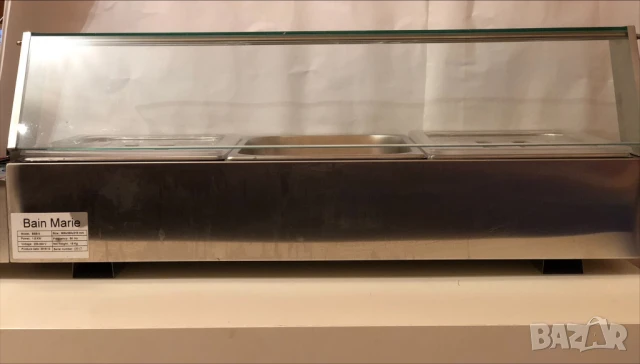витрина за затопляне с водна баня-BAIN MARIE(9O5/350/315мм)-1.5KW-15kg=120лв от Благоевград, снимка 2 - Витрини - 50926357
