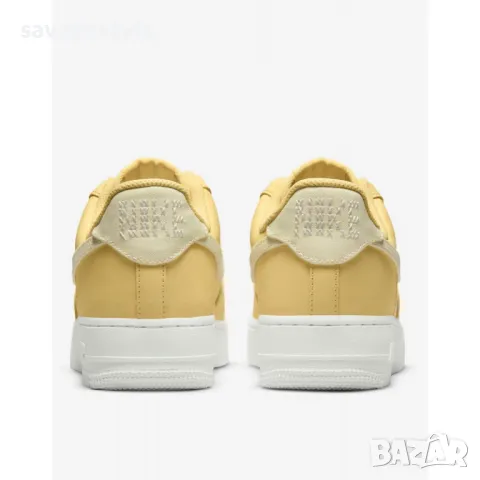 Дамски маратонки NIKE Air Force 1 '07 Essential Cross Stitch Shoes Yellow, снимка 3 - Маратонки - 47416091