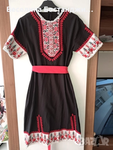 Фолклорна рокля, носия. ХЛ , снимка 2 - Рокли - 52105991