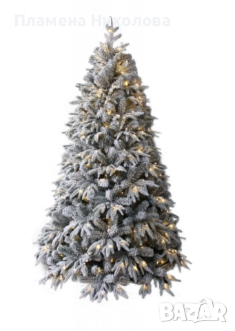 Коледна елха с вградени лампички по връхчетата, снимка 3 - Декорация за дома - 52215957
