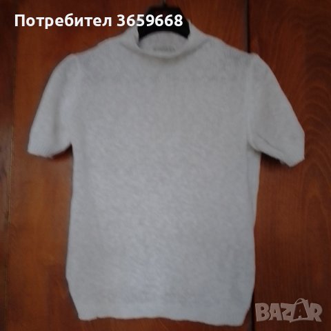 Бяла плетена блузка Jigsaw,размер М