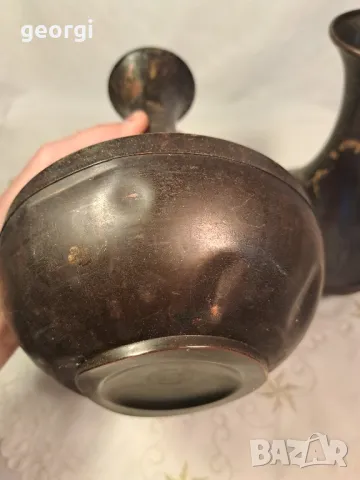 холандски бронзови вази Metawa  23/3, снимка 4 - Вази - 49348204