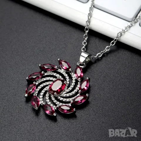 Колие с рубини, снимка 1