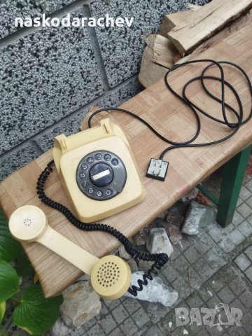 Автентичен ретро стационарен телефон, снимка 6 - Антикварни и старинни предмети - 34949685