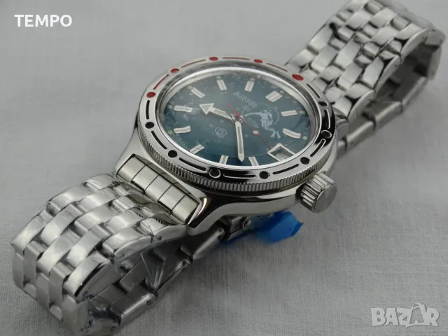 ВОСТОК АМФИБИЯ АВТОМАТИЧЕН-"SCUBA DUDE" ref: 420059, снимка 2 - Мъжки - 43232645