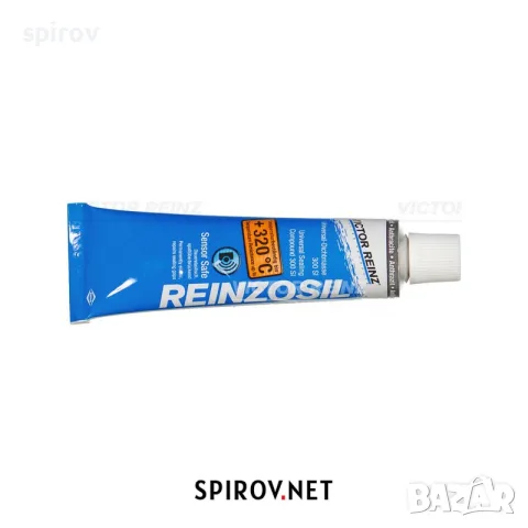 Черен силикон за гарнитури REINZOSIL 70ml, снимка 3 - Части - 55733578