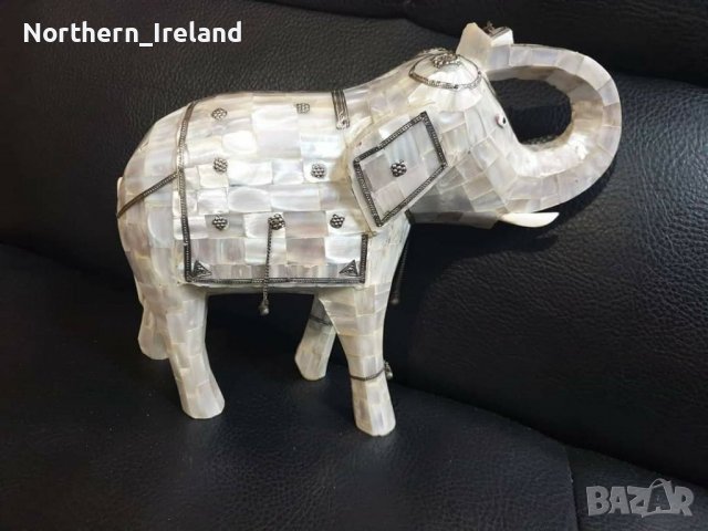 Статуетка слон - седеф 