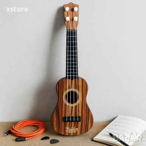 Детска механична китара – Реалистичен дизайн за музикални игри, снимка 4 - Други - 52796489