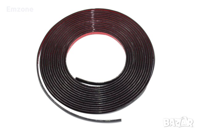 Декоративна лайсна автомобил универсална самозалепваща лента 10м х 8мм Черна, снимка 3 - Аксесоари и консумативи - 39276564