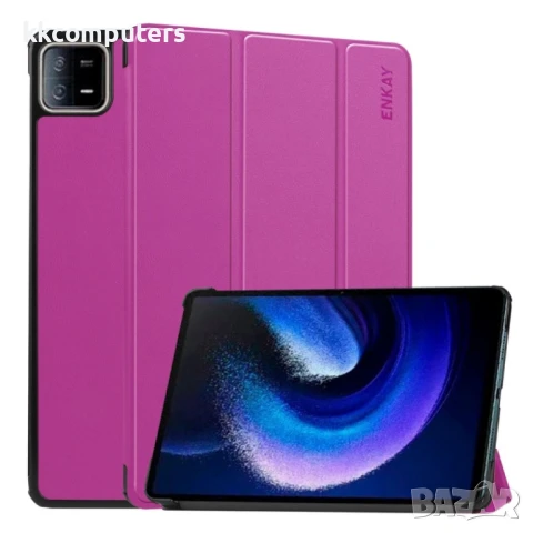 Xiaomi Pad 6 / Pad 6 Pro ENKAY Кожен Калъф и Протектор, снимка 3 - Калъфи, кейсове - 51118849