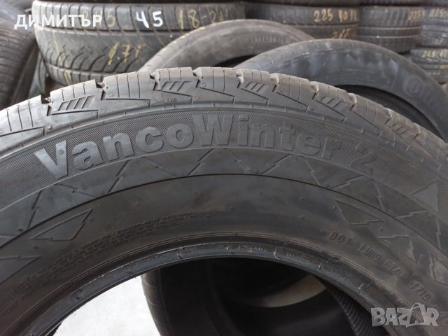 2бр.зимни CONTINENTAL 225/75/16C DOT 1719-ЦЕНАТА Е ЗА БРОЙ, снимка 7 - Гуми и джанти - 42670097