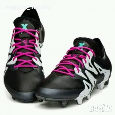 Мъжки Професионални Футболни обувки - ADIDAS X 15.1 FG-AG; размери: 46 2/3, снимка 2 - Футбол - 31437710