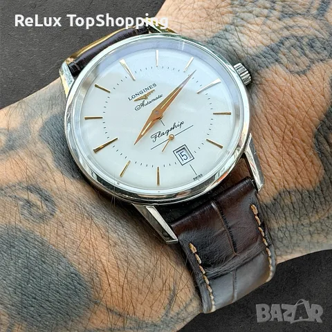 Longines Flagship Heritage Automatic Мъжки часовник , снимка 15 - Мъжки - 56513380