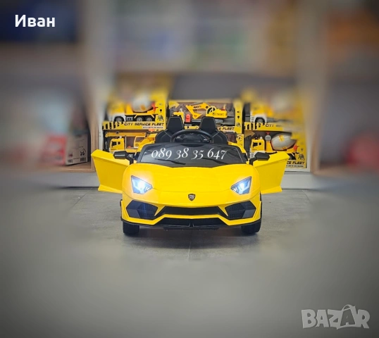 ТОП ЦЕНА!НОВО!Акумулаторна кола Chiara/LAMBORGHINI с 12V батерия,USB, снимка 3 - Електрически играчки - 52215783