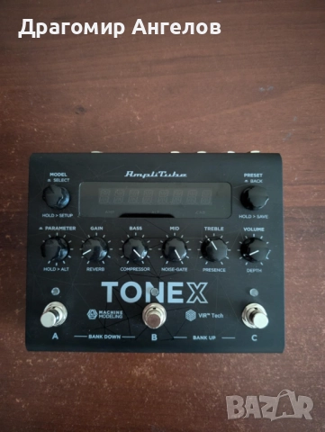 IK Multimedia ToneX Pedal Предусилвател и Rack усилвател