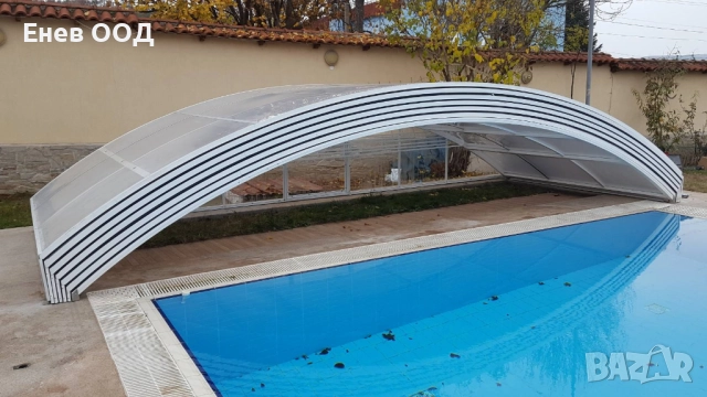 Телескопични Покрития за Басейни без Релсов Път, снимка 5 - Басейни и аксесоари - 51879727