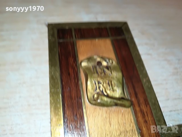 КРЪСТ С ХРИСТОС-ДЪРВО С ЕСТЕСТВЕН ФУРНИР И МЕД МЕСИНГОВ ОБКОВ L2504231749, снимка 14 - Антикварни и старинни предмети - 40484993