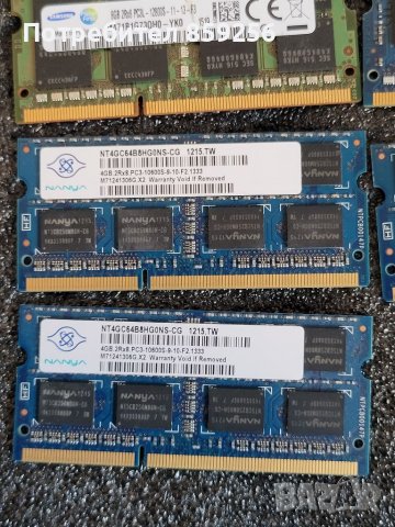 продавам памети за лаптоп по 4 gb, снимка 2 - RAM памет - 38234928